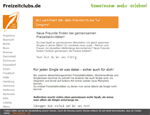 Tablet Screenshot of freizeitclubs.de